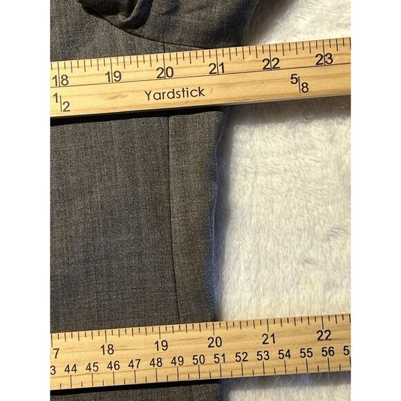 Armani Collezioni G-Line 42R 38x28 Slim Italian Cut Gray Blue Tan Stripe Suit - Picture 11 of 16